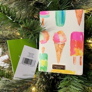 KATE SPADE ♠️ Shore Street Ice Pop Print Passport Holder